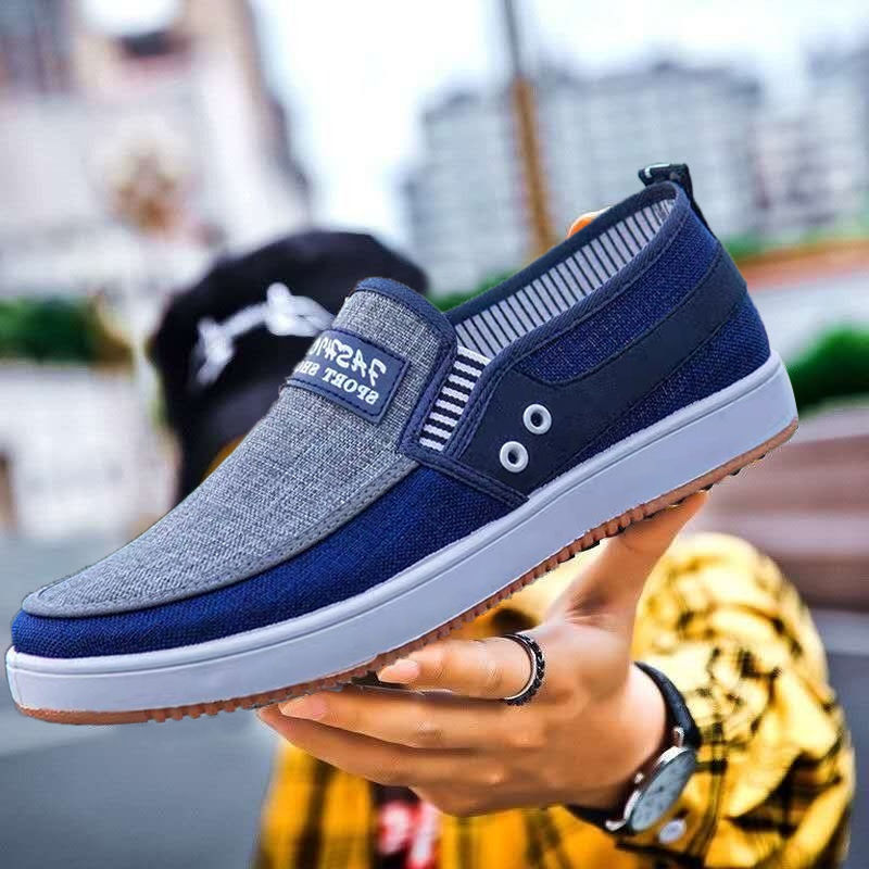 Old Beijing cloth shoes Korean denim stu...