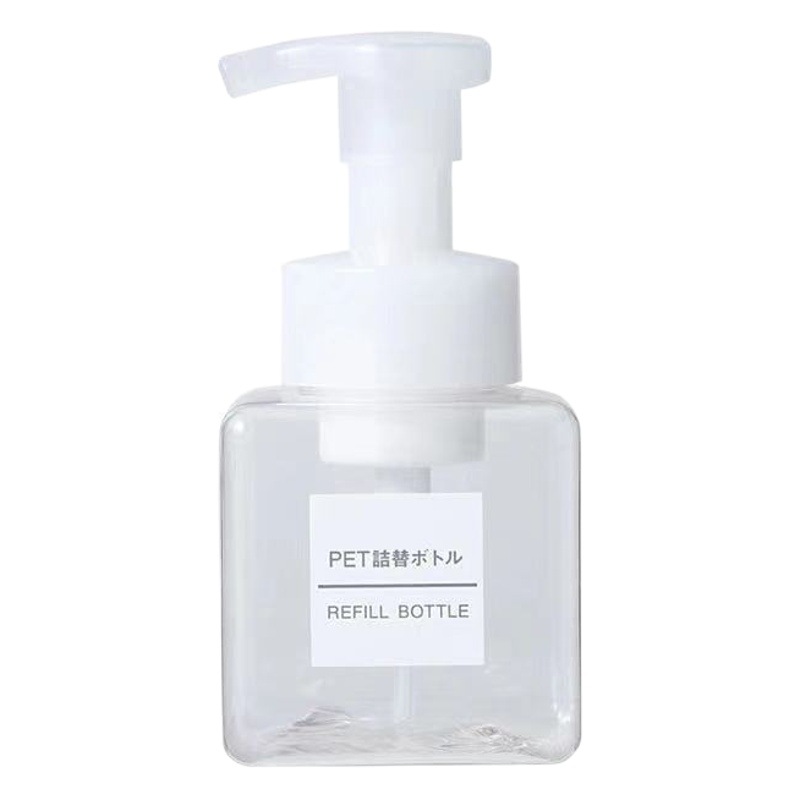 Presionando mousse botella de espuma desinfectante de manos sub-botella limpiador facial Gel de ducha máquina de espuma botella de espuma al por mayor