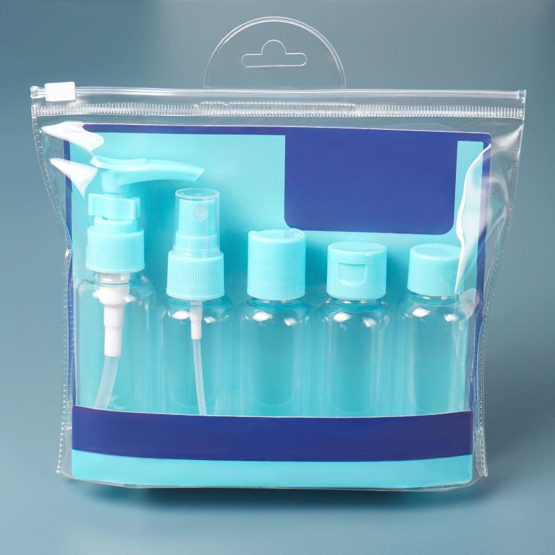 厂家现货便携旅行套装登机乳液洗护50ml按压喷雾千秋翻盖旋盖分瓶