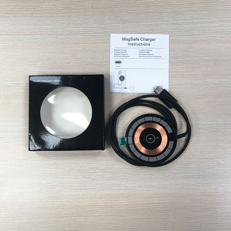 15W pequeño disco de carga rápida para Apple 16magsafe cargador inalámbrico magnético para regalos de teléfonos móviles universales al por mayor