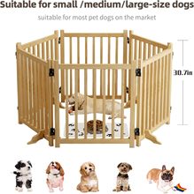 实木宠物狗狗围栏室内中小型狗狗围栏可折叠自由组合宠物护栏围栏