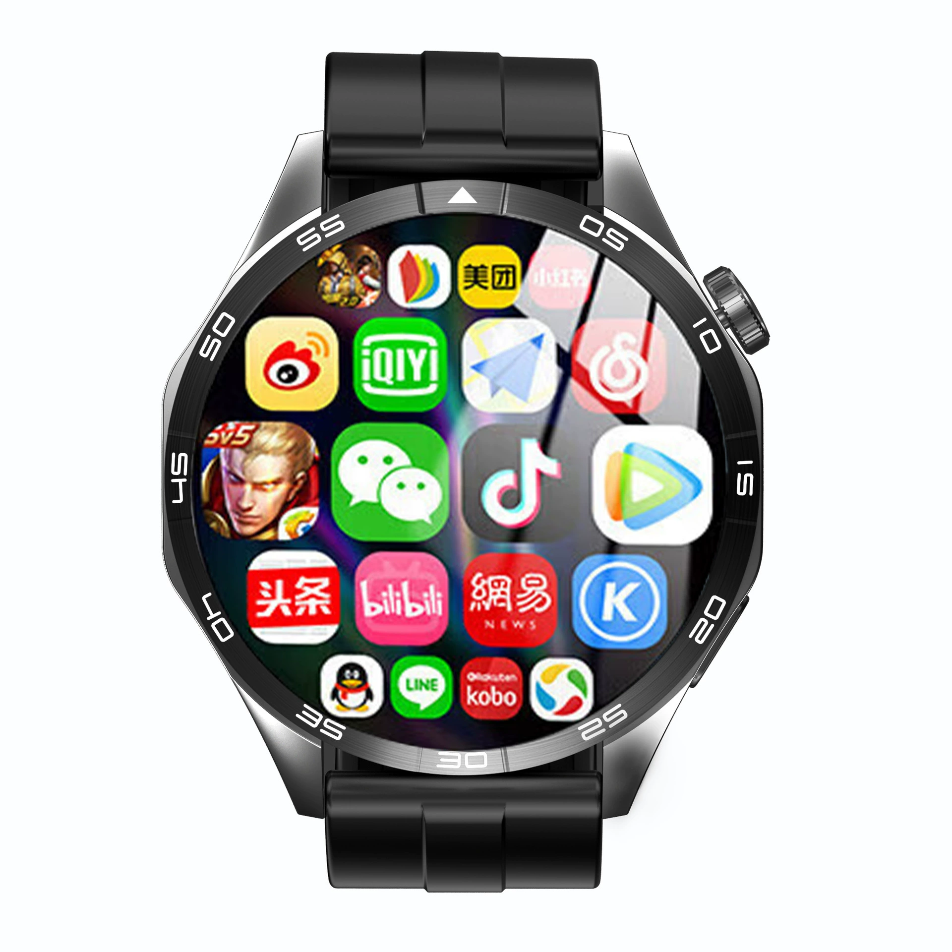 Часы WATCH 4 с клеточным модулем, смарт-часы с бесплатной загрузкой, одиночная камера, NFC, мониторинг частоты сердцебиения
