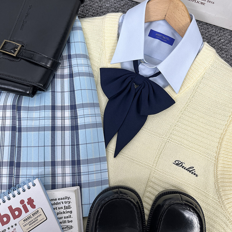 【Yangdong】Kyushu Private School Original JK Plaid Skirt College Style Authentic Short Skirt Autumn Winter Short Pleated Skirt