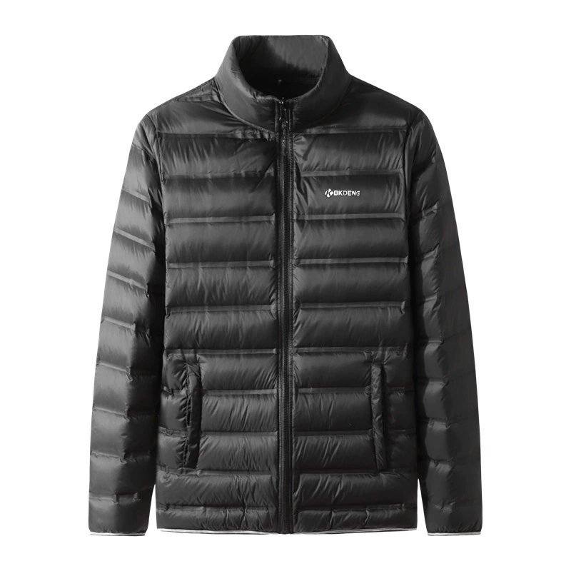 Fat Brother осень/зима 2021, новый мужской Молодежный легкий пуховик больших размеров, Модный повседневный легкий пуховик с воротником-стойкой