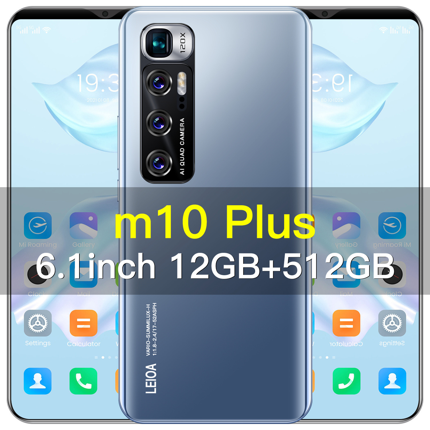 M10 Plus Cross-Border New Product Hot Selling Android 6.1inch Smartphone 1+4g Factory Low Price Spot Delivery