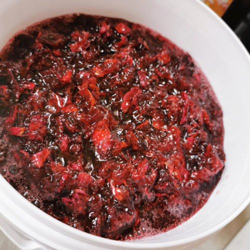 Edible rose sauce ice powder milk tea food raw materials wholesale Yunnan rose sauce filling commercial vat jam