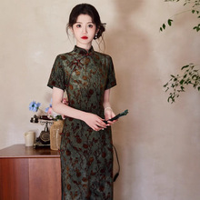 贝之韵老上海改良旗袍2025新款年轻款复古民国风修身高端气质优雅