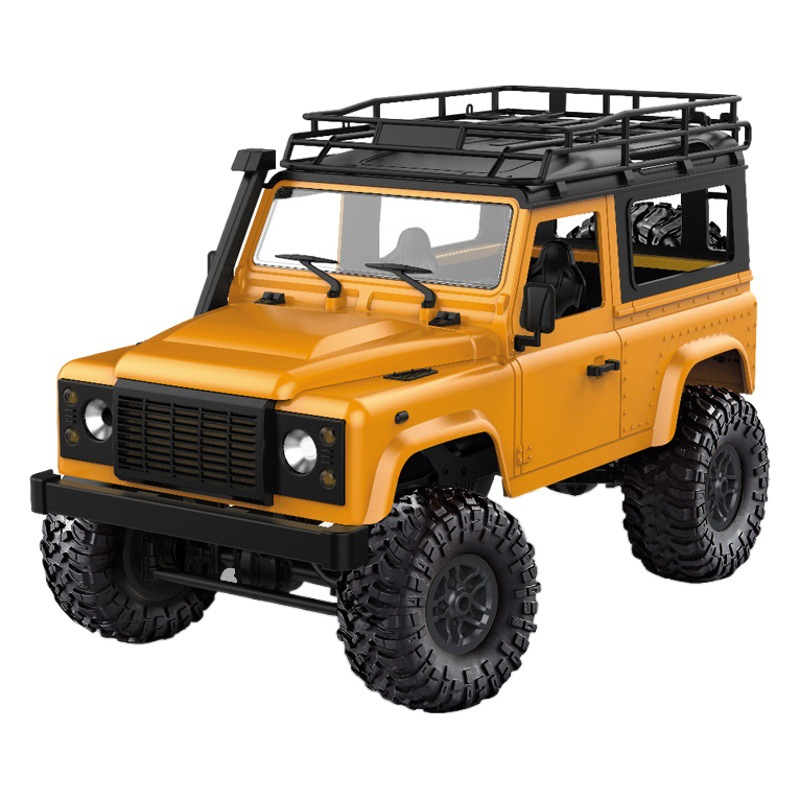 Coche de Control Remoto Todoterreno MN90 Land Rover Defender, Coche de Escalada con Control Remoto a Escala Completa
