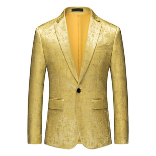 Ye Sheng Men's Business Casual Single-Piece Blazer Floral Suit Cross-Border Men's Clothing Amazon Aliexpress Casual Versatile