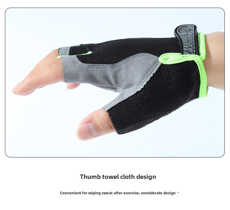Cycling Gloves Half Finger Luya Sports Outdoor Fitness Mountain Climbing Fishing Summer Mountain Bike Open Finger Half_voghion.com