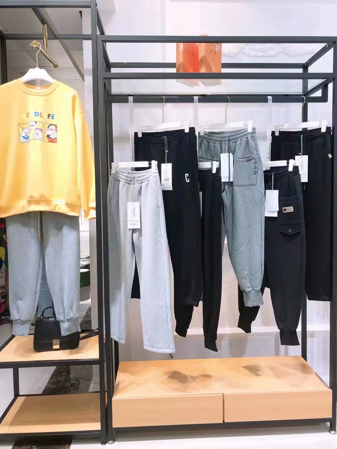 Спортивные брюки 2023 новая зимняя мода дикий сплошной цвет повседневные толстые брюки со скидкой из первых рук