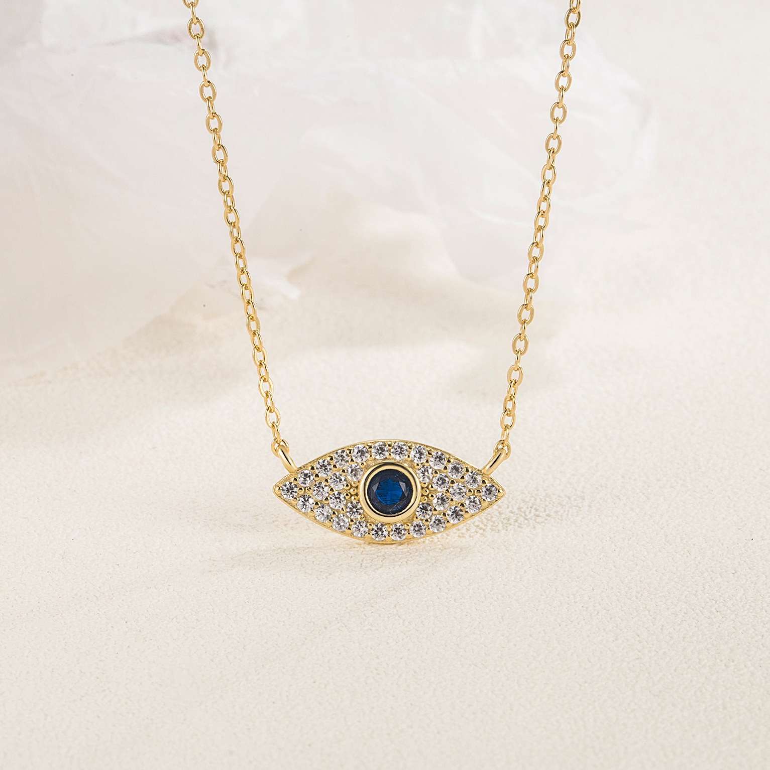 3g Weight Jewelry Set Classification Jewelry Set Quantity Banquet, Travel, Selfie Occasion 925 Sterling Silver Material Devil's Eye Pattern Women's Gender Lady, Simple Style Style Sterling Silver S925 Turkish Middle East Devil's Eye Jewelry 4-Piece Set Ornament Jewelry Set 1