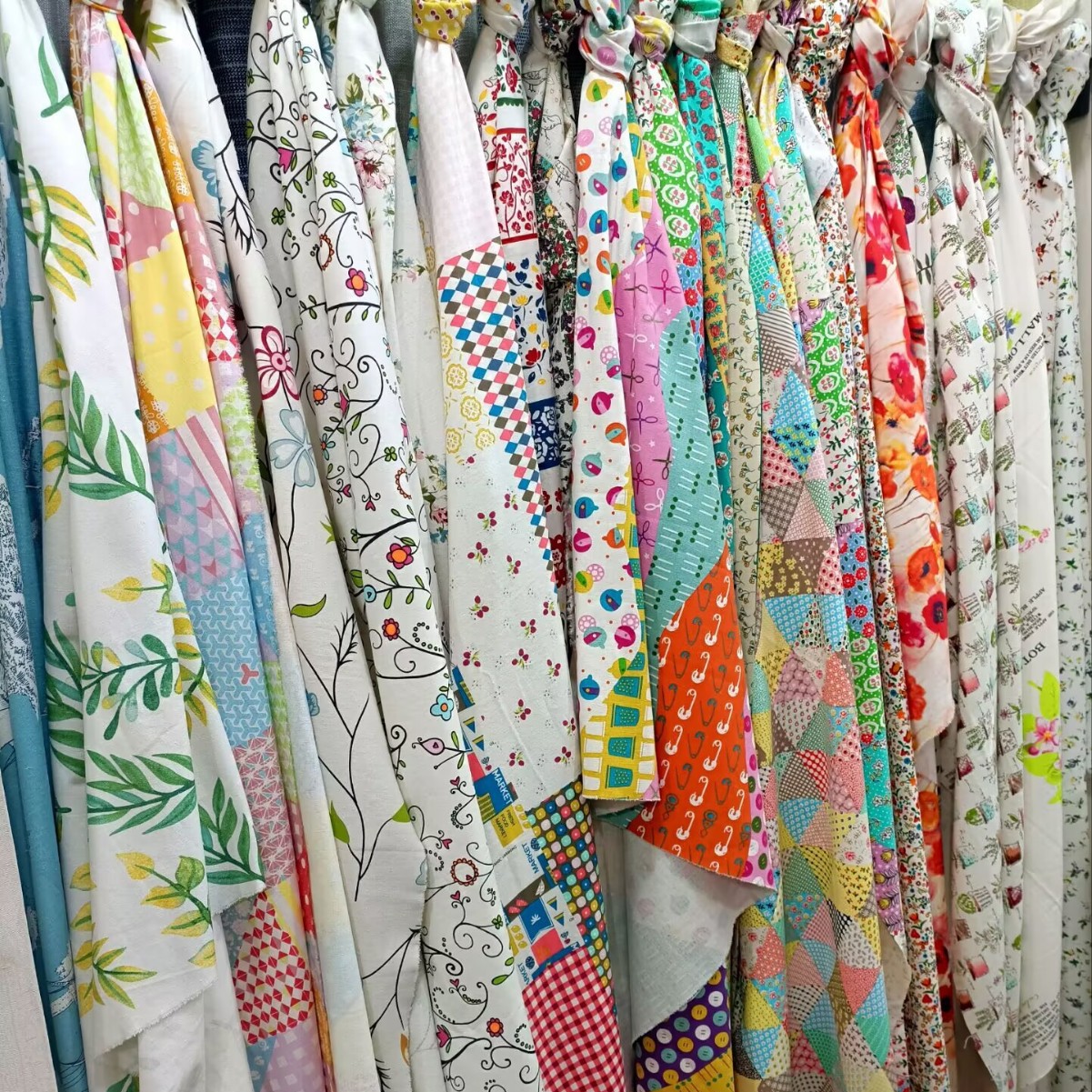 日系韩版夏秋季百搭碎花方巾棉质小领巾复古女薄款小清新装饰布