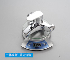 Morning Dew All-Copper Shower Faucet, Hot-and-Cold Mixing Valve for Bathroom, Concealed Three-Function Bathtub Tap with Hot Water Control