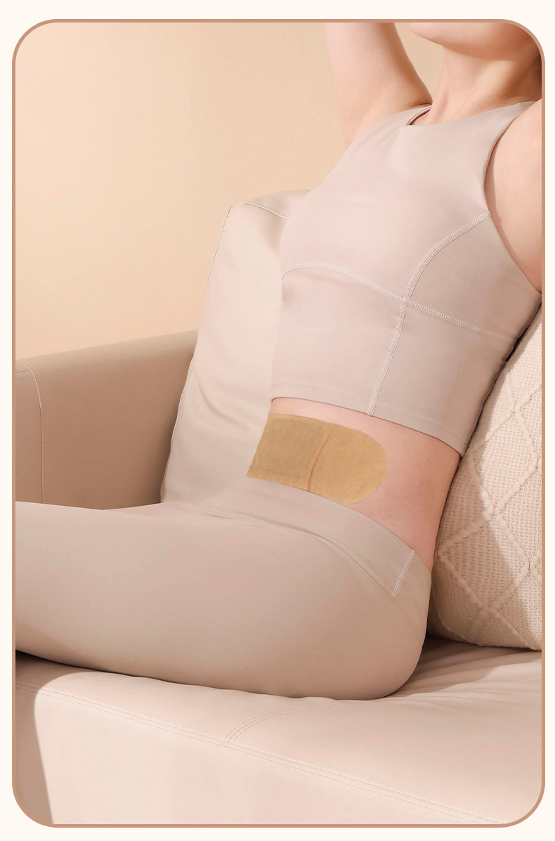 Moxa Heat Patch Self Heating Wormwood Warming Compress for Neck Knee Body Warmth specifications