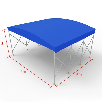 Large Sliding Canopy, Food Avtomobil yan çətirləri - length-4m-width-4m-height-3m-frame-top-cloth-see-description-for-size