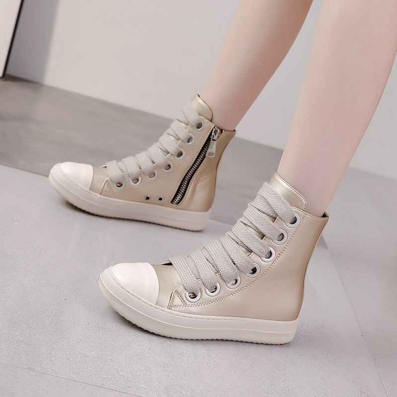 Hohe Sneaker Wanderschuhe Mit Reißverschluss Für Damen Und Herren_voghion.com