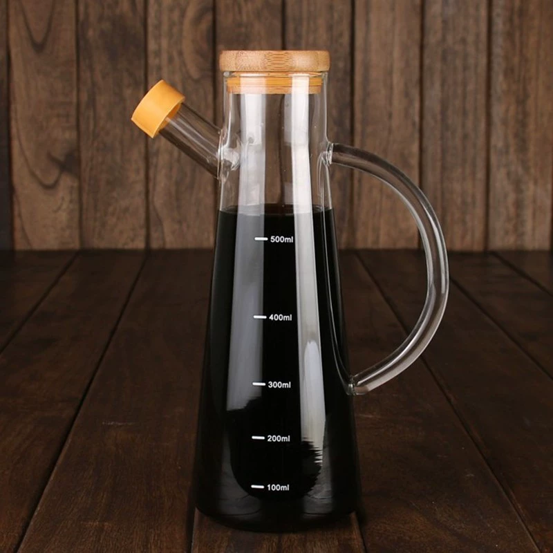 Японский герметичный современный стеклянный dispenser для масла
