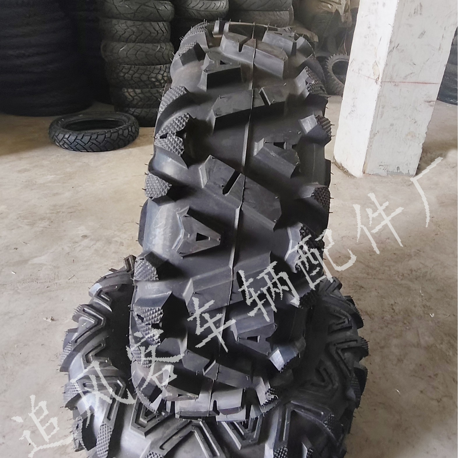 四轮沙滩车草地车25-8-12 割草机草坪轮胎颗粒花轮胎轮毂