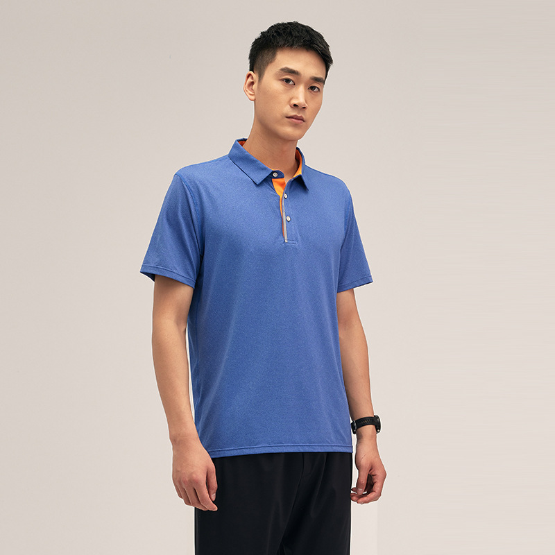 Verano casual deportes Polo camisa hombres y mujeres de cuello blanco de negocios de secado rápido camiseta manga corta en stock grupo pegatinas B impreso LOGO