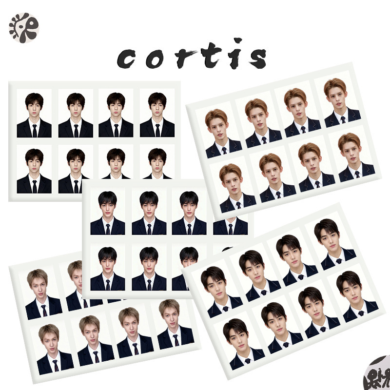 Cortis New Boy Group Id Photo 1.0inch Photo an Qianhao Peripheral Card Support Gift Handbook