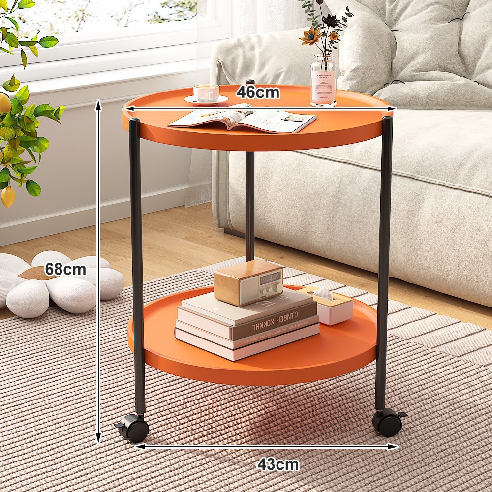 핫한 신제품【모바일 브레이크 ● 더블 레이어 디스크] 밝은 오렌지색