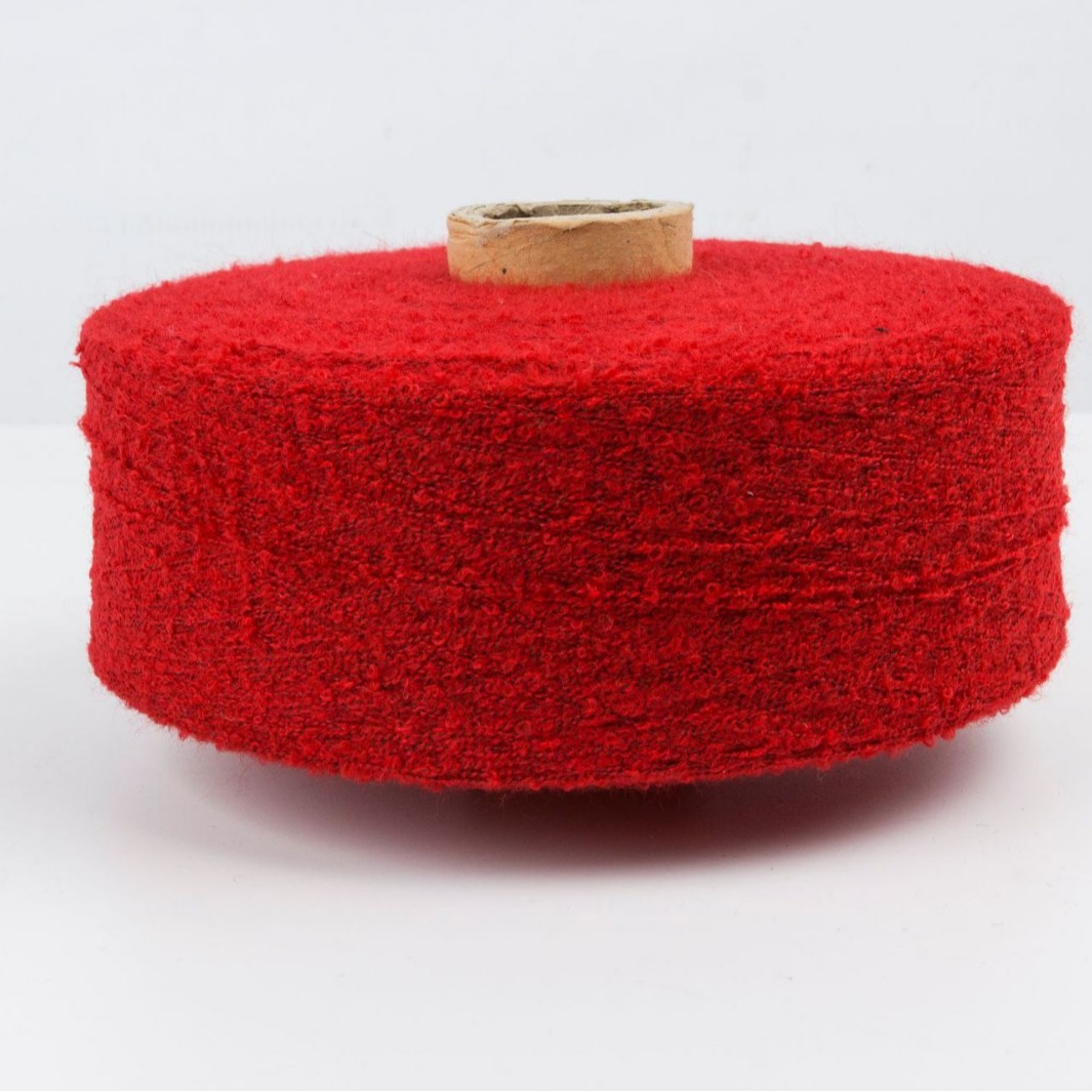 厂家直销花式圈圈纱特种纱线3.8支毛圈色纺线批发