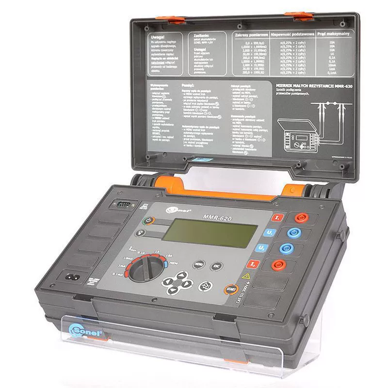 Польский оригинальный микрорезистометр Sonel MMR-620, высокоточный измеритель контактного сопротивления