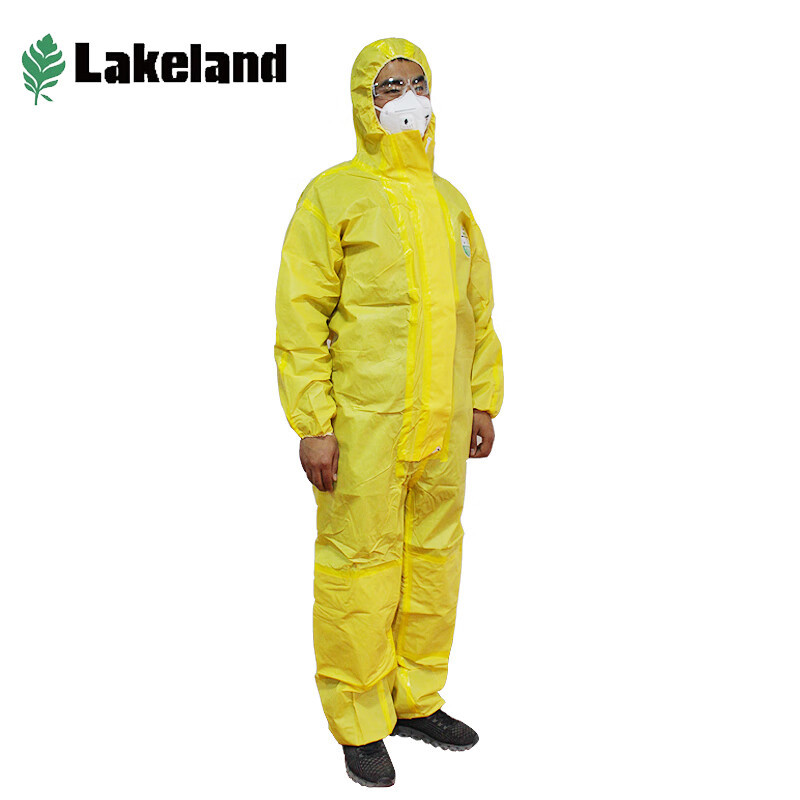 Set, gas mask, acid-base safe gloves 5
