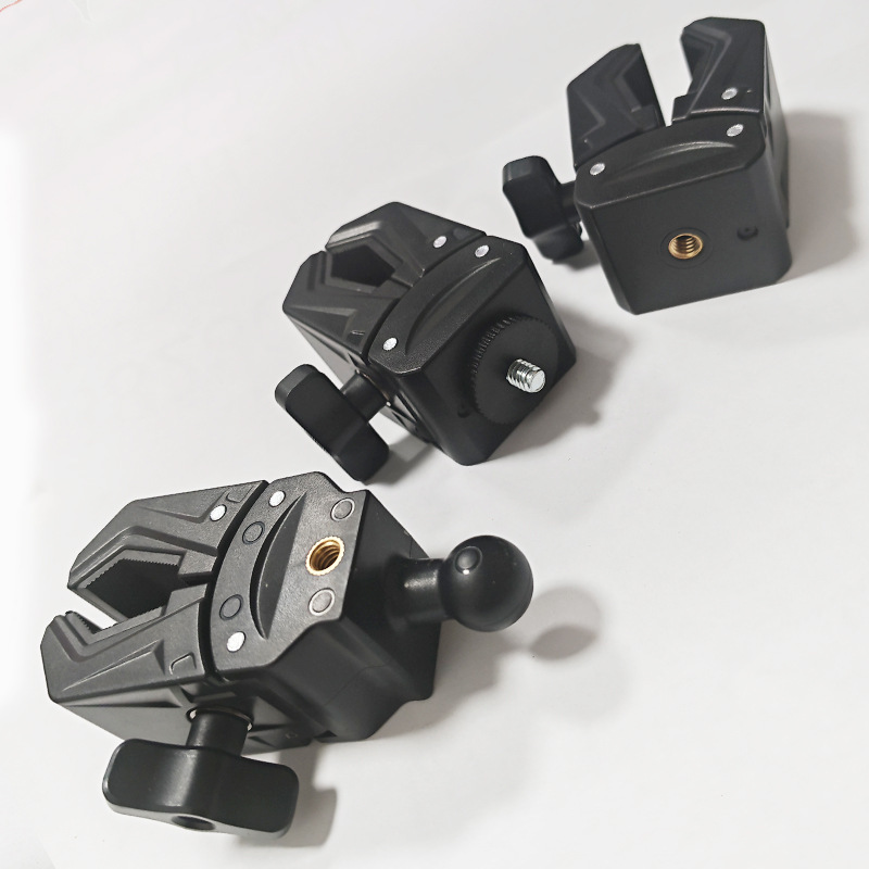 Crab Claw Clamp with Strong Grip, Fixed Base Clamp for Fishing, Cycling, Sports Camera, and Phone Mount Extension for Vehicle Use Crab Claw Clamp with Strong Grip, Fixed Base Clamp for Fishing, Cycling, Sports Camera, and Phone Mount Extension for Vehicle Use