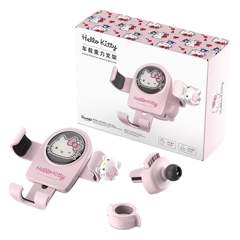 Hello Kitty teléfono móvil soporte del coche salida de aire del coche de navegación rack de disco de succión soporte del coche fijo Coche