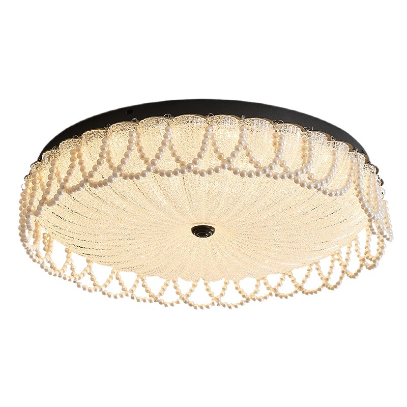 [Estrictamente seleccionado] Lámpara de cristal de calabaza medieval Lámpara de dormitorio principal de lujo ligero, personalidad creativa, atmósfera, luz de techo de porche de dormitorio