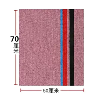 Universal Foot Pad Easy-To-Clean Car Mats, Carpet-Type Foot - pink-single-co-pilot-5070