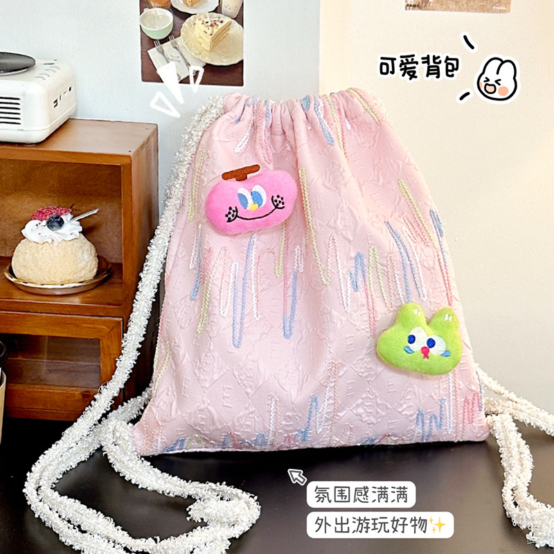 Mochila de viento de fragancia original de la cultura de Jiangxi, bolsas de almacenamiento de estudiantes, bolsas de estudio de gran capacidad, mochila de viaje de niñas al por mayor