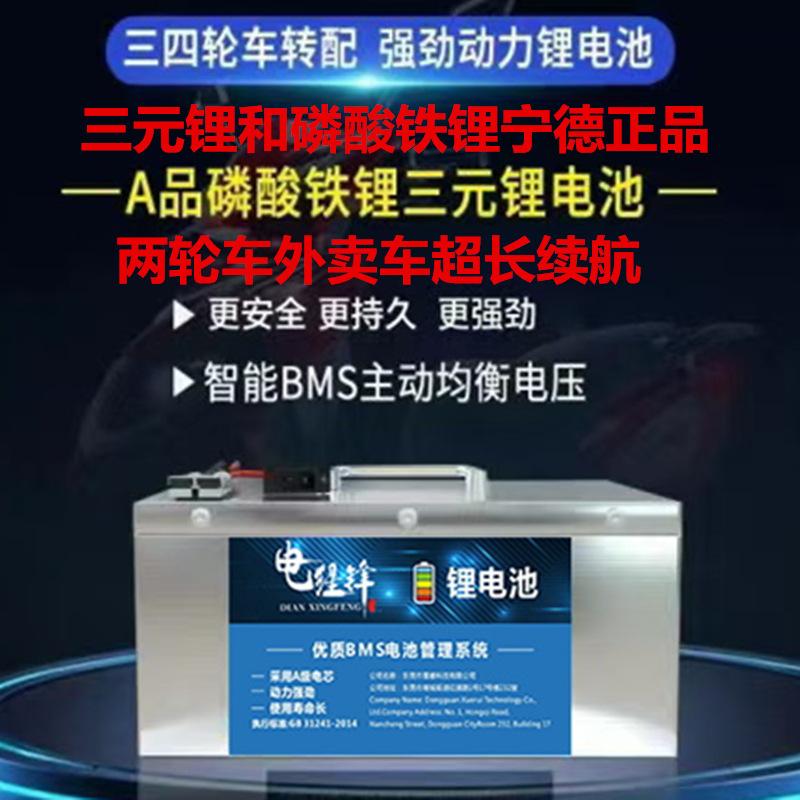 New National Standard Factory Direct Sales Two, Three and Four Wheels Electric Vehicles Lithium Iron Phosphate Ternary Lithium Battery Super Large Capacity Battery Vehicles
