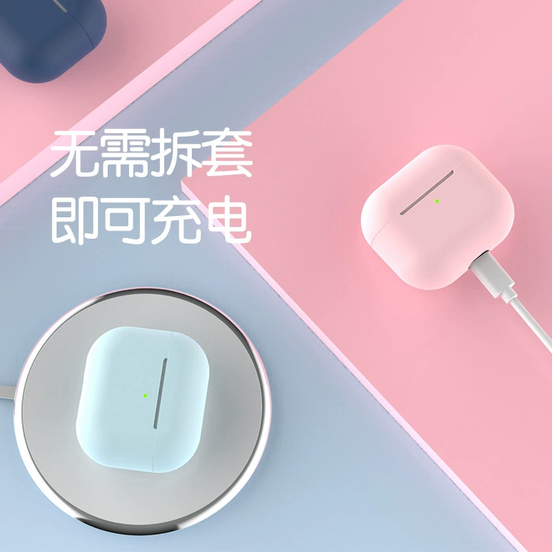 Apple, совместимые наушники, силиконовый защитный чехол, bluetooth, защита от падения