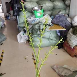 仿真植物仿真花枝头 87CM三叉花枝 仿真花叶仿真果子装饰杆子批发