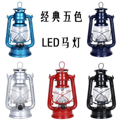 235ledレトロな馬灯白色照明灯油灯屋外乾電池のキャンプテントの雰囲気灯