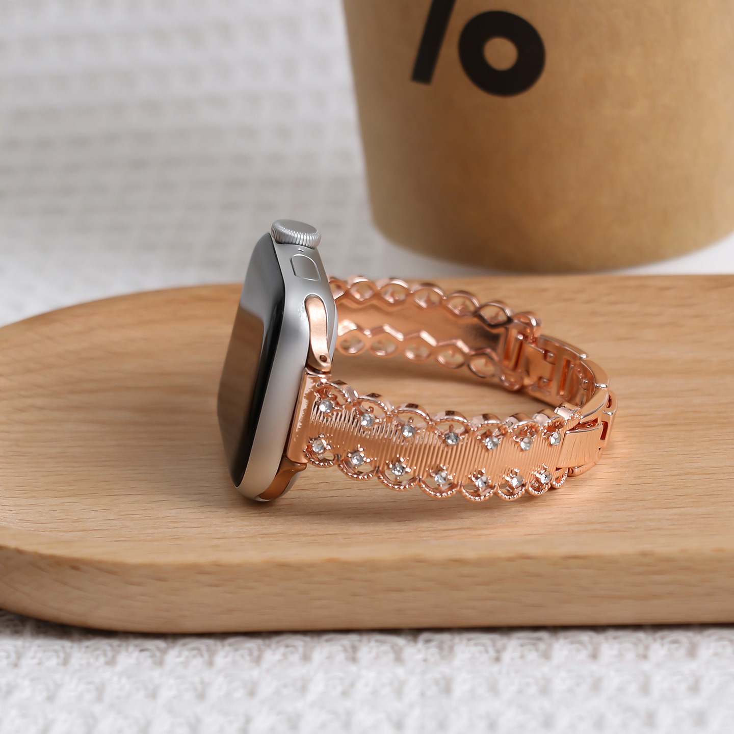 Lace Zircon Strap Suitable for Apple Watchess10 Xiaomi Bracelet 9/10 Strap Xiaomi 8Pro Strap