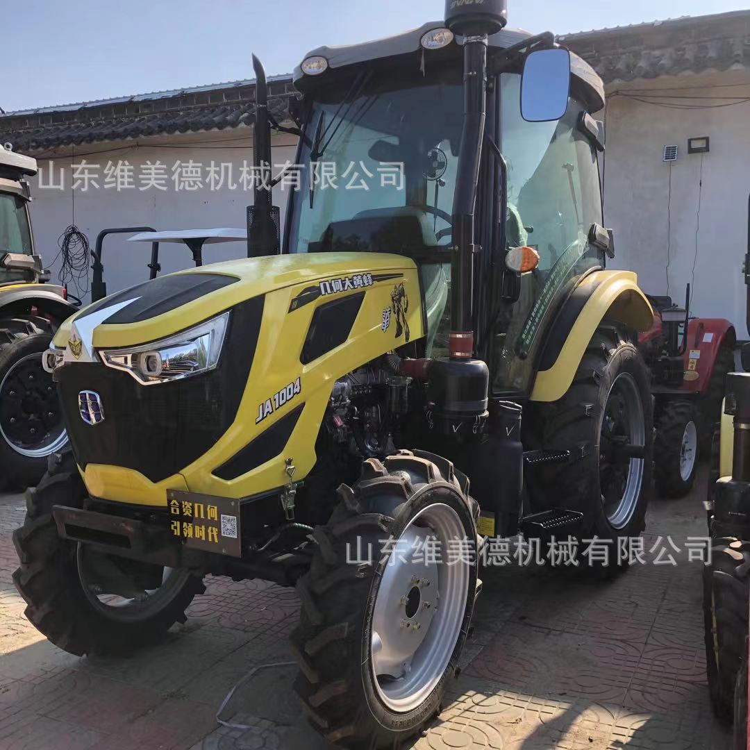 几何1004大马力拖拉机 农用四驱四轮拖拉机 空调驾驶室