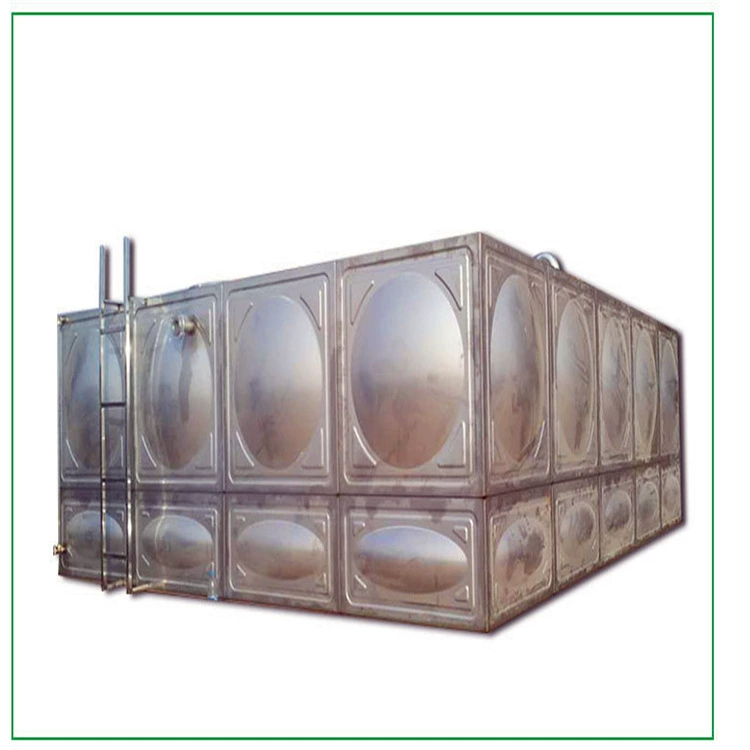 Производители поставляют резервуар для воды из нержавеющей стали 304 с теплоизоляцией, квадратное пожарное оборудование.