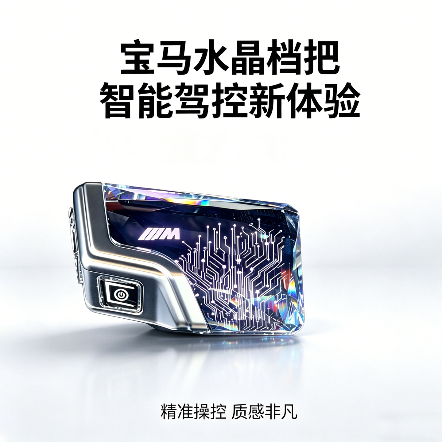 Suitable for BMW 3 Series, 4 Series, 5 Series, X1, X3, X5 gear shift modification, crystal gear knob, orchid finger shift lever
