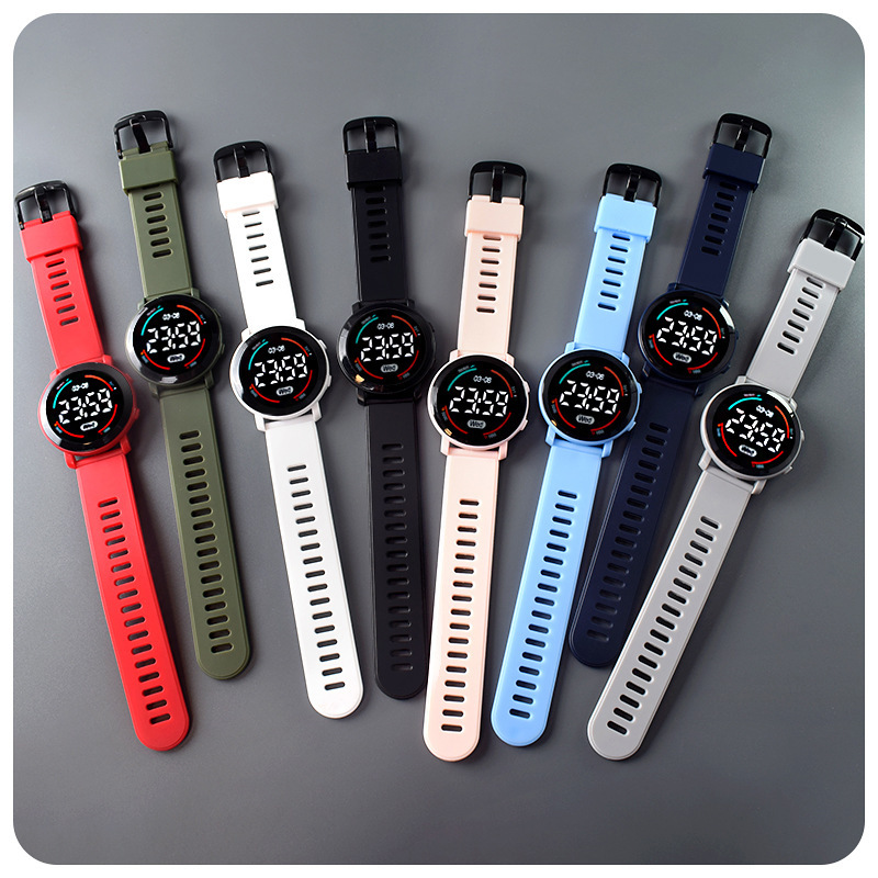 Manufacturers Wholesale New Fashion Waterproof Digital Watch Simple Casual Sports Middle School Students Exam Led Digital Watch