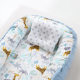 Hemei cotton removable and washable portable pressure-resistant crib bed bionic baby nest baby pillow travel crib