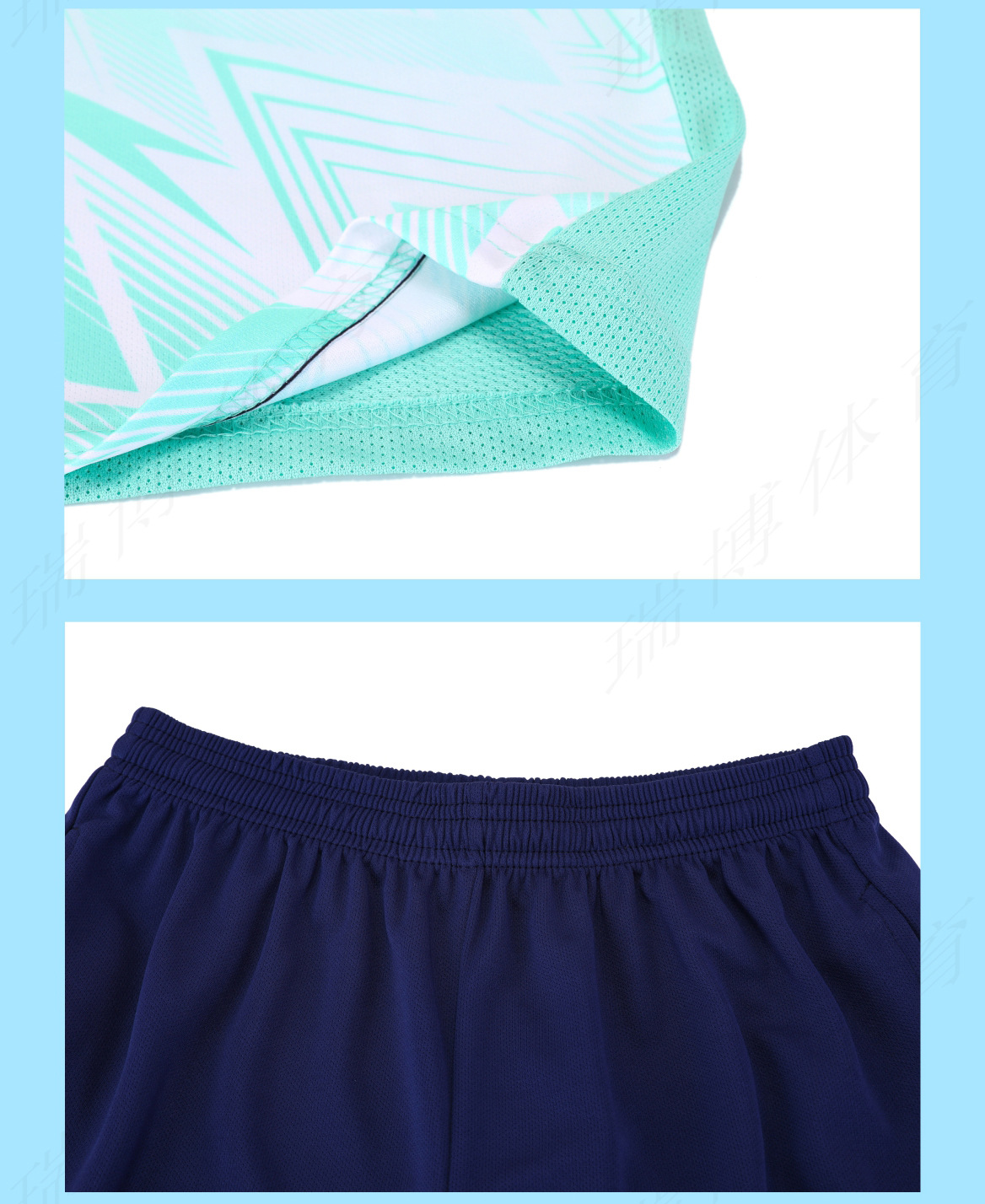 Men's Sports T-shirt Breathable Quick Drying Team Uniform Set_voghion.com