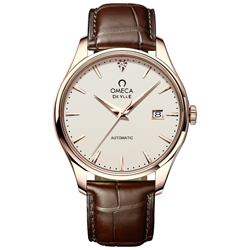 Swiss Genuine Omeca/Omega Watch Men's Fully Automatic Mechanical Watch Waterproof Luminous Real Diamond Fashion Men's Watch