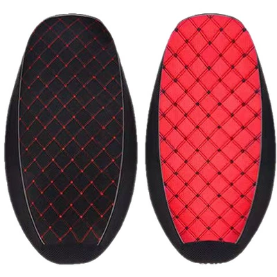 Electric car cushion Bike Sun-Proof Breathable Fabric Checkered
