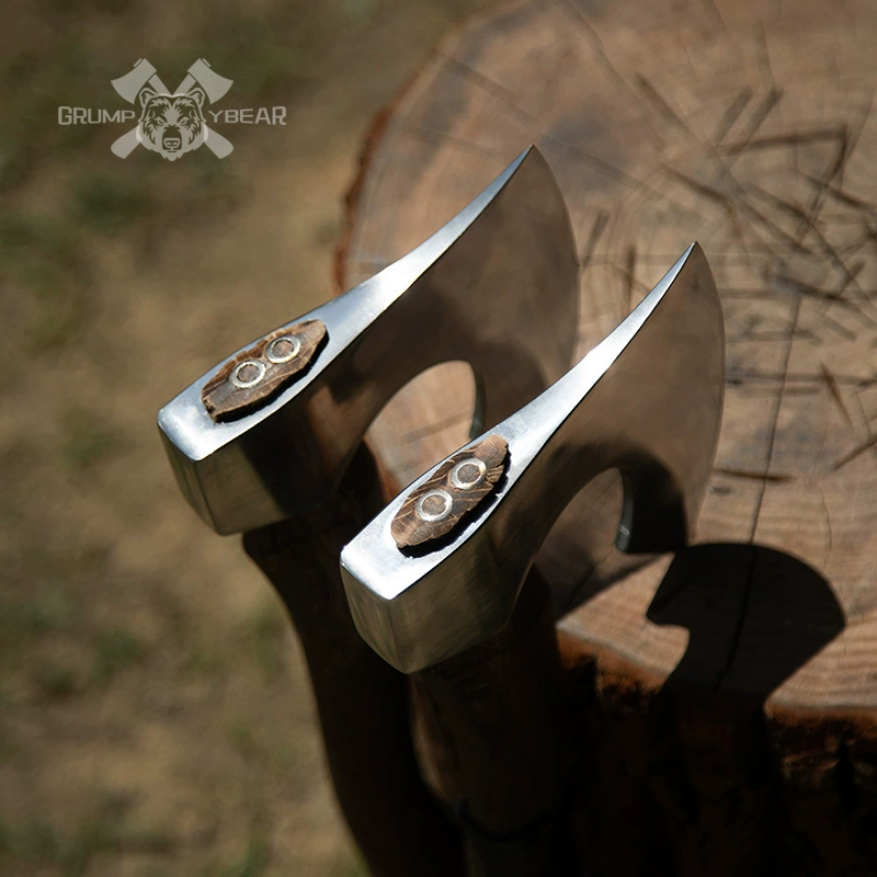 GB Grumpy Bear Indian Tomahawk Camping Hand Ax Field Portable Outdoor Tactical Camping Plane Chopping Bones