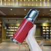 High quality glass stainless steel, small handheld thermos with glass, cup