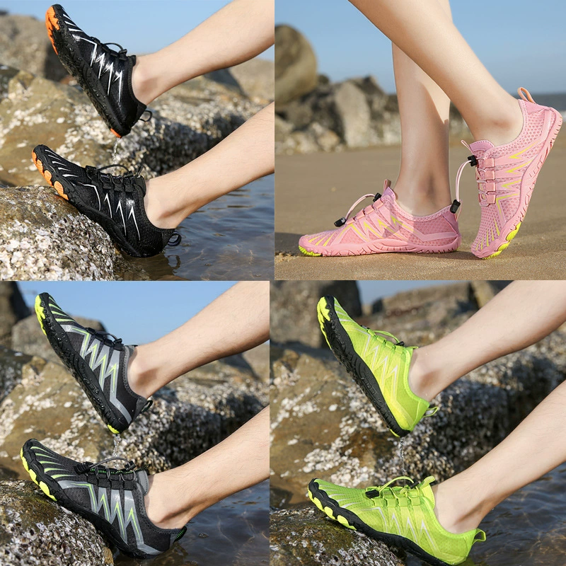 Трансграничные наружные босые ботинки Shuoxi мужские скоростные сухие кроссовки дышащие нескользящие кроссовки женские рыболовные пляжные кроссовки